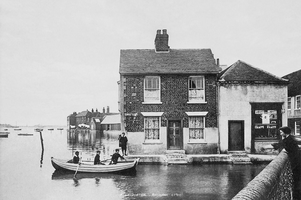 Bosham Gallery Archive, High Water, Bosham, Sussex, England c1910