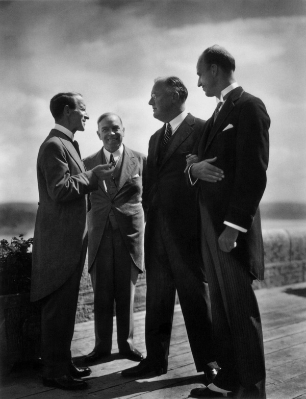 Yousuf Karsh, Franklin Roosevelt, Mackenzie King & Lord Tweedsmuir, 1936