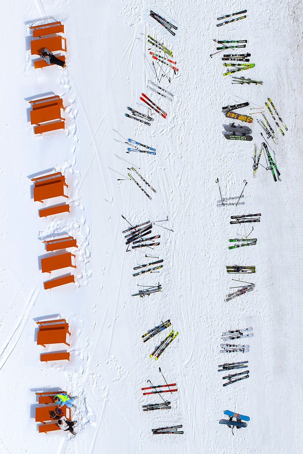 Tommy Clarke, Lunch Break, Andermatt, 2019