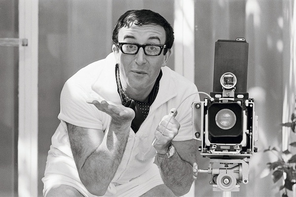Terry O'Neill, Peter Sellers Taking A Photograph With A Linhof Camera, Rome, 1965