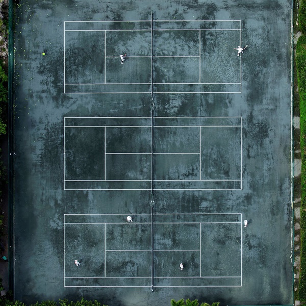 Tommy Clarke, Tennis Match, Antigua, 2016