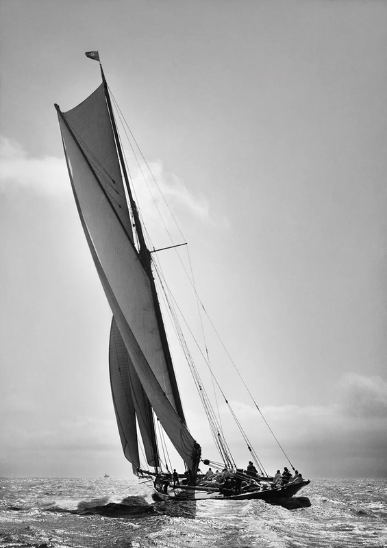 Prince Of Wales Sailing Yacht Britannia, August 1894 by Alfred John West