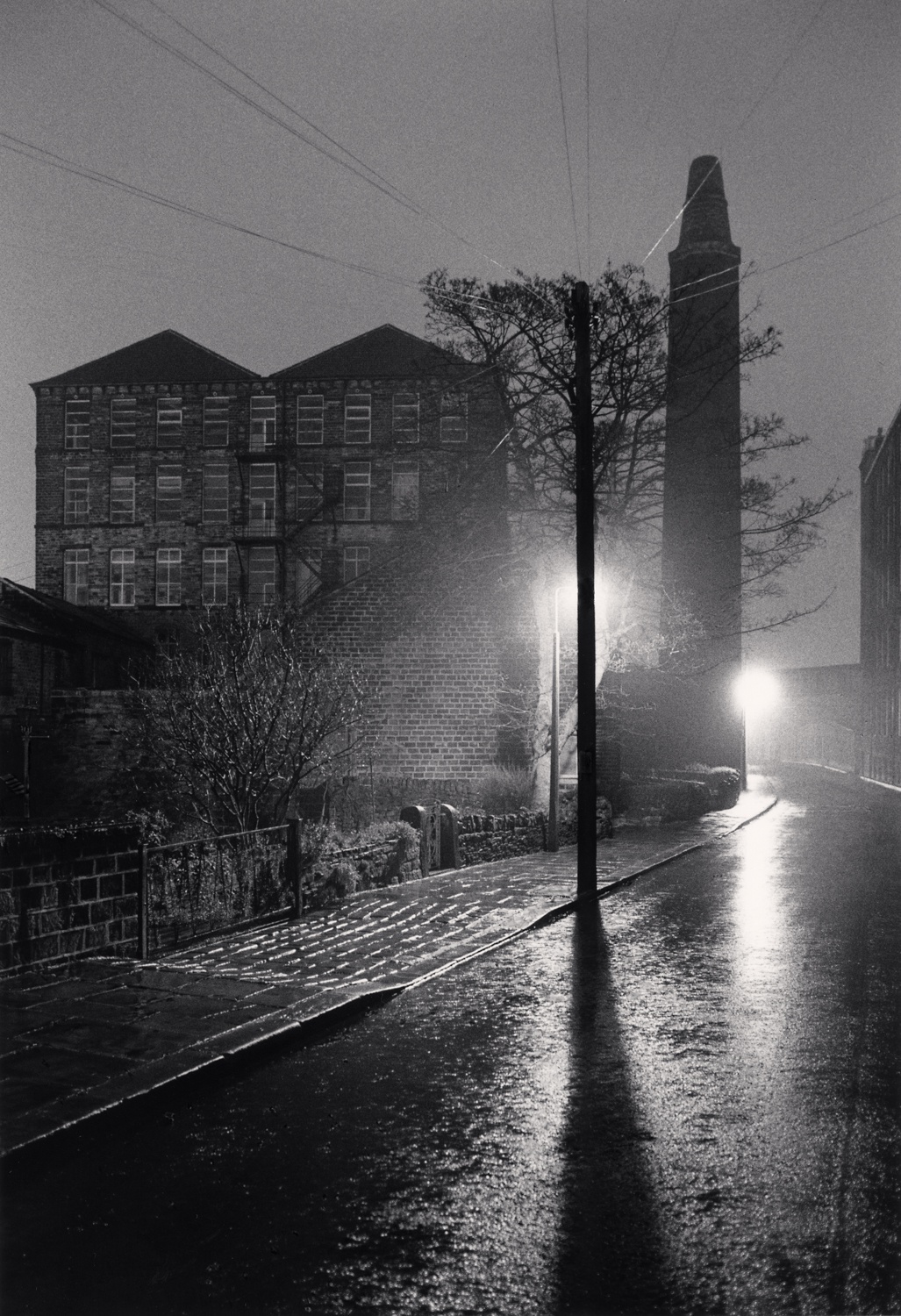 rainy-night-walk-slaithwaite-west-yorkshire-england-1984-by-michael-kenna-silver-gelatin-print-for-sale-at-bosham-gallery