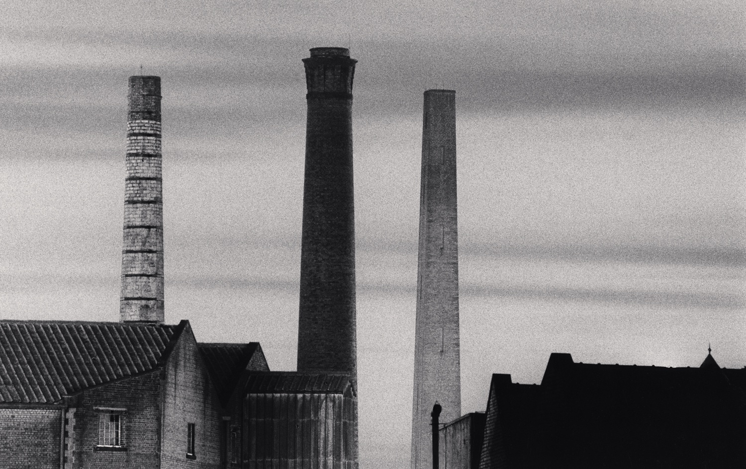 three-chimneys-study-2-saltaire-west-yorkshire-england-1983-by-michael-kenna-silver-gelatin-print-for-sale-at-bosham-gallery